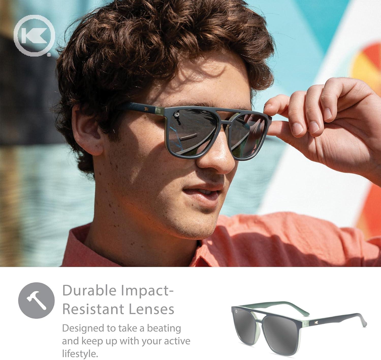 imageKnockaround Brightsides Polarized Sunglasses for Women ampamp Men Impact Resistant Lenses ampamp Full UV400 ProtectionLiberty