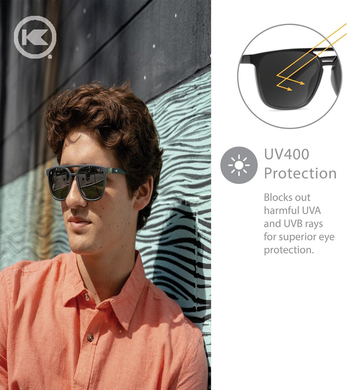 imageKnockaround Brightsides Polarized Sunglasses for Women ampamp Men Impact Resistant Lenses ampamp Full UV400 ProtectionLiberty