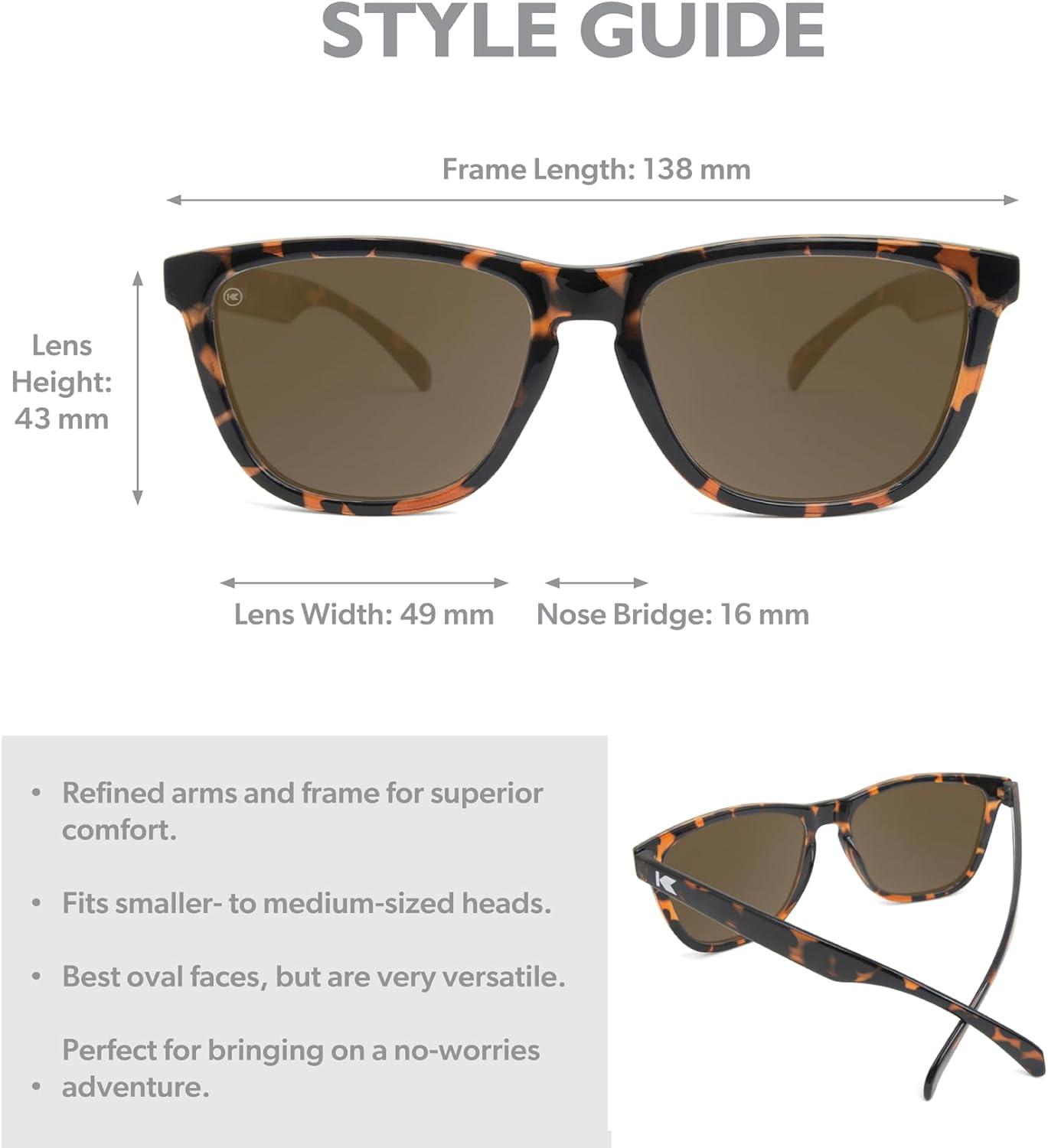 imageKnockaround Classics Polarized Sunglasses for Men ampamp Women  Impact Resistant Lenses ampamp Full UV400 ProtectionTortoise Shell  Amber