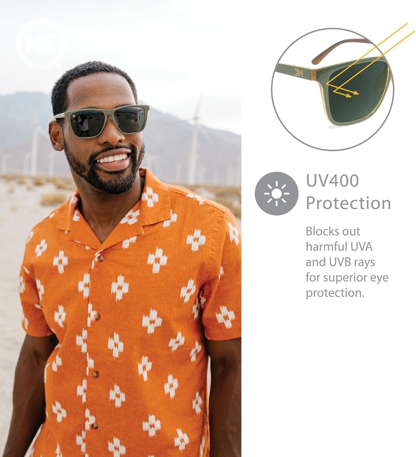 imageKnockaround Fast Lanes and Sport Polarized Sunglasses for Men ampamp Women  Impact Resistant Lenses ampamp Full UV400 ProtectionCoyote Calls