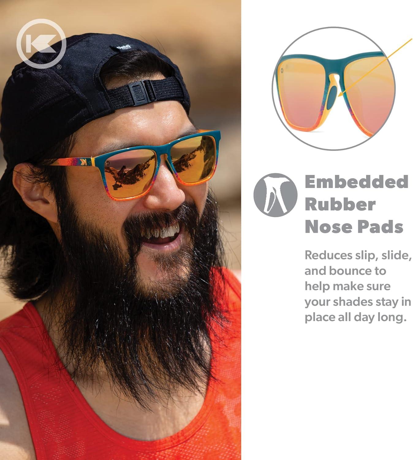 imageKnockaround Fast Lanes and Sport Polarized Sunglasses for Men ampamp Women  Impact Resistant Lenses ampamp Full UV400 ProtectionDesert