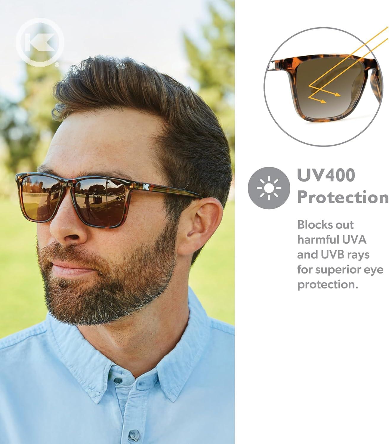 imageKnockaround Fast Lanes and Sport Polarized Sunglasses for Men ampamp Women  Impact Resistant Lenses ampamp Full UV400 ProtectionGlossy Tortoise Shell  Amber