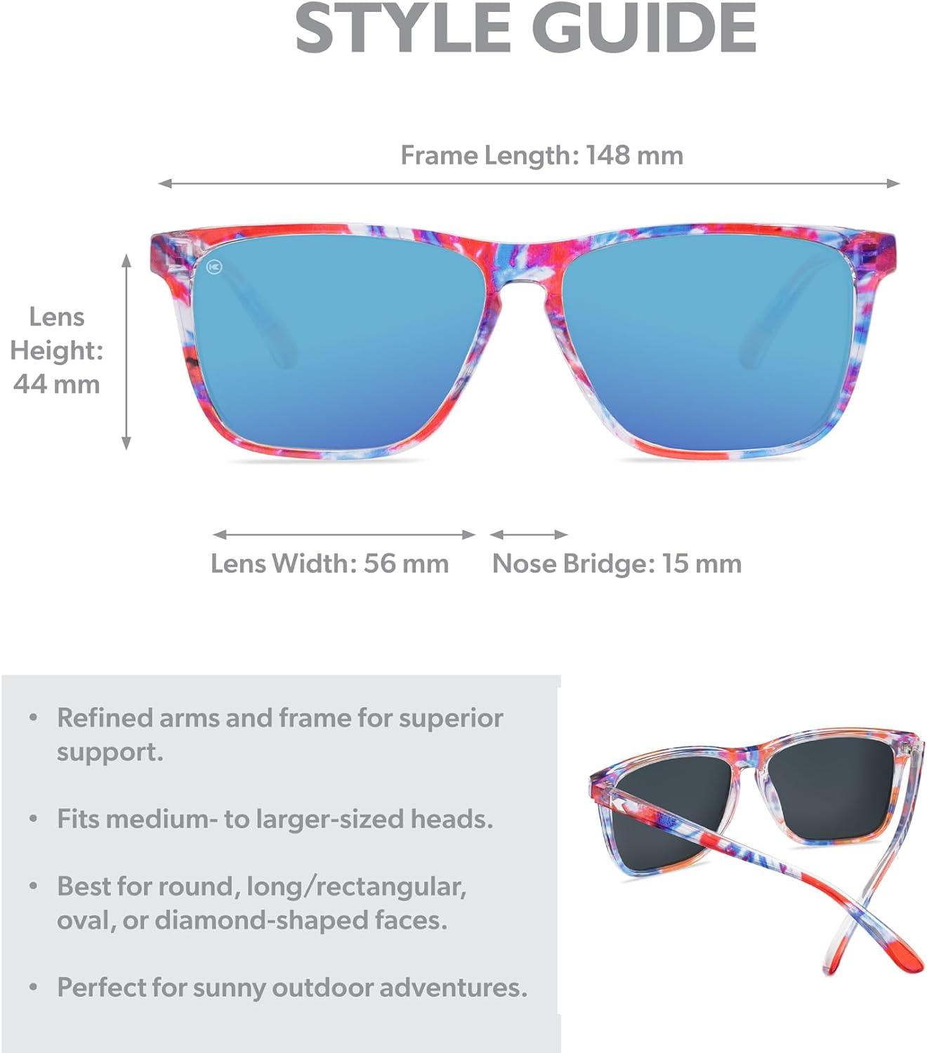 imageKnockaround Fast Lanes and Sport Polarized Sunglasses for Men ampamp Women  Impact Resistant Lenses ampamp Full UV400 ProtectionLive Free Or Tiedye
