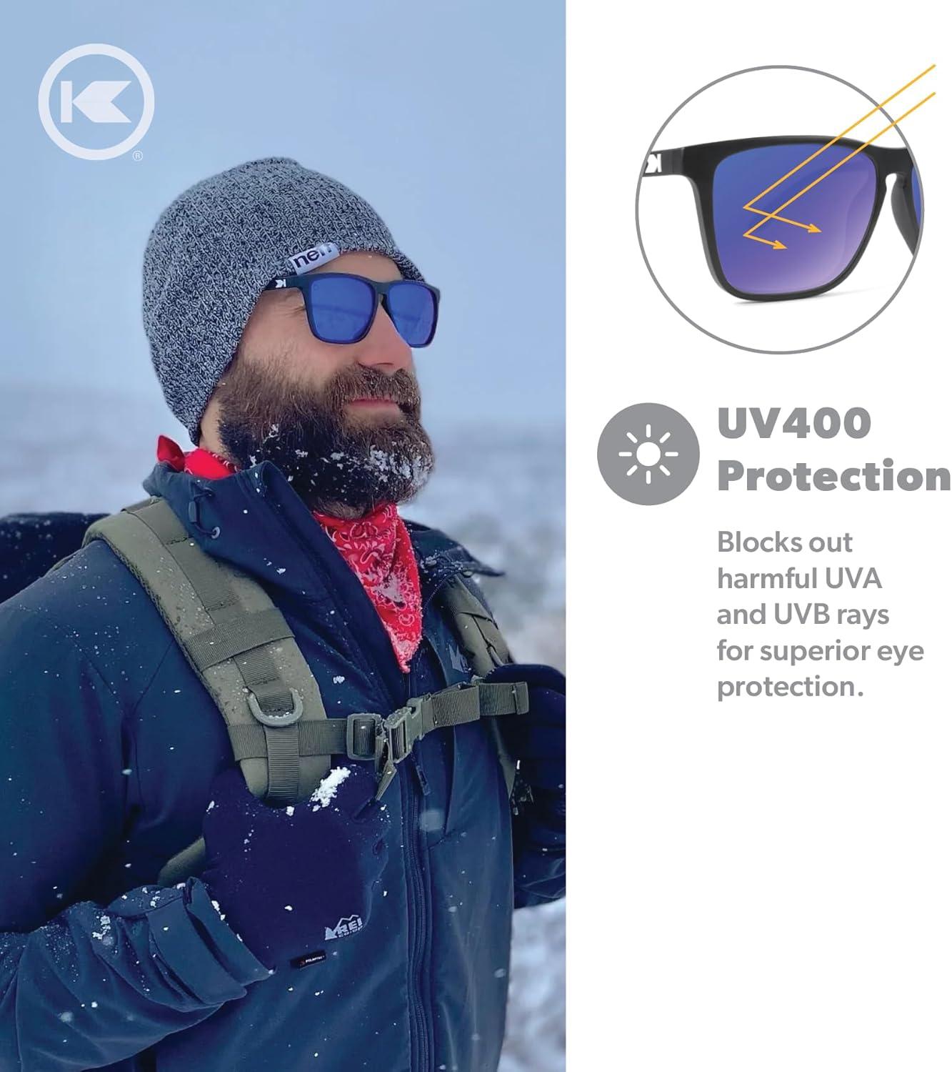 imageKnockaround Fast Lanes and Sport Polarized Sunglasses for Men ampamp Women  Impact Resistant Lenses ampamp Full UV400 ProtectionMatte Black  Moonshine