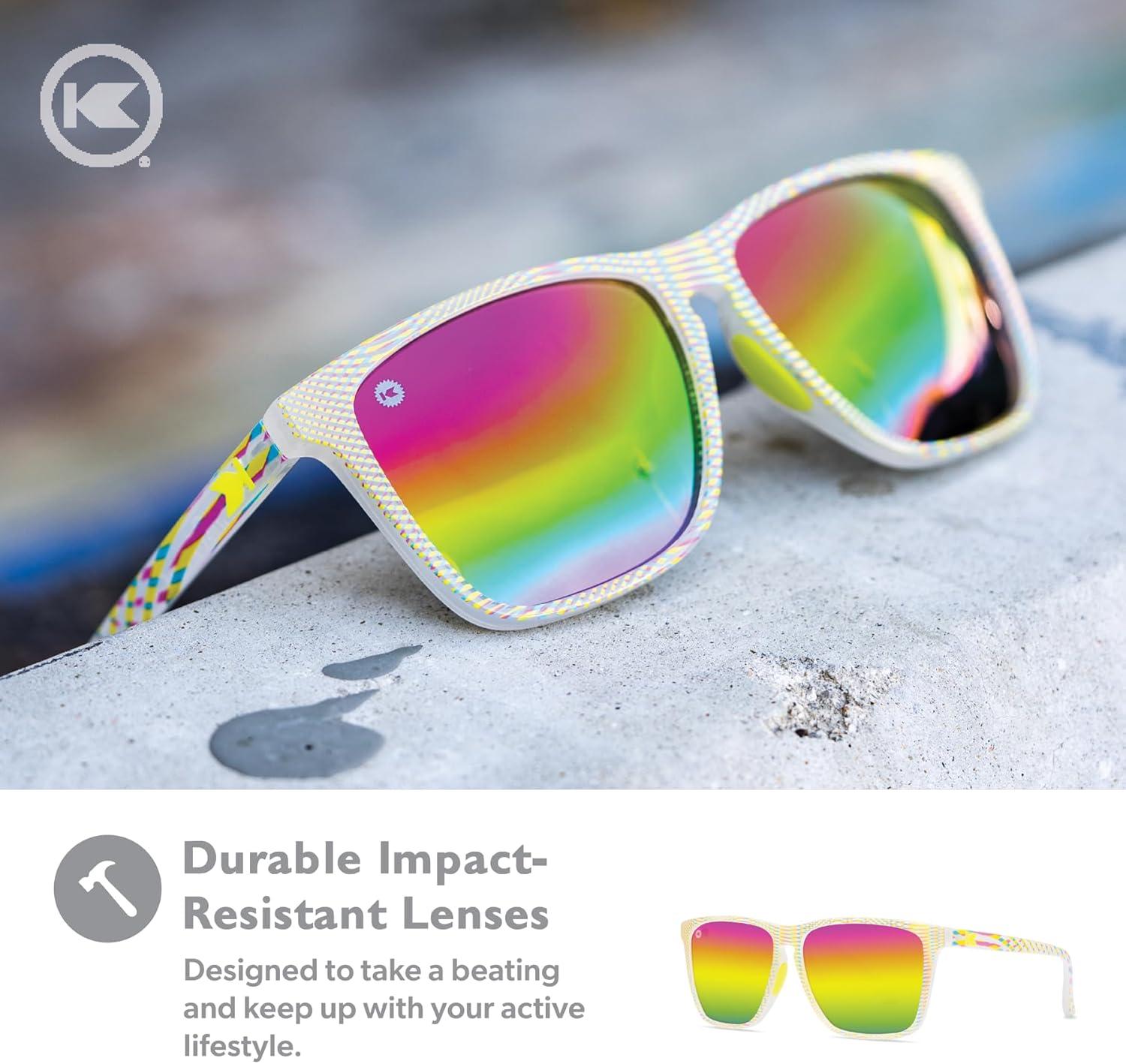 imageKnockaround Fast Lanes and Sport Polarized Sunglasses for Men ampamp Women  Impact Resistant Lenses ampamp Full UV400 ProtectionShow Opener