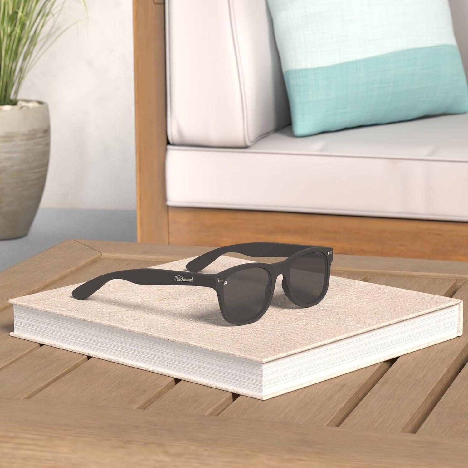 imageKnockaround Fort Knocks Polarized Sunglasses for Men ampamp Women Impact Resistant Lenses ampamp Full UV400 ProtectionBlack on Black