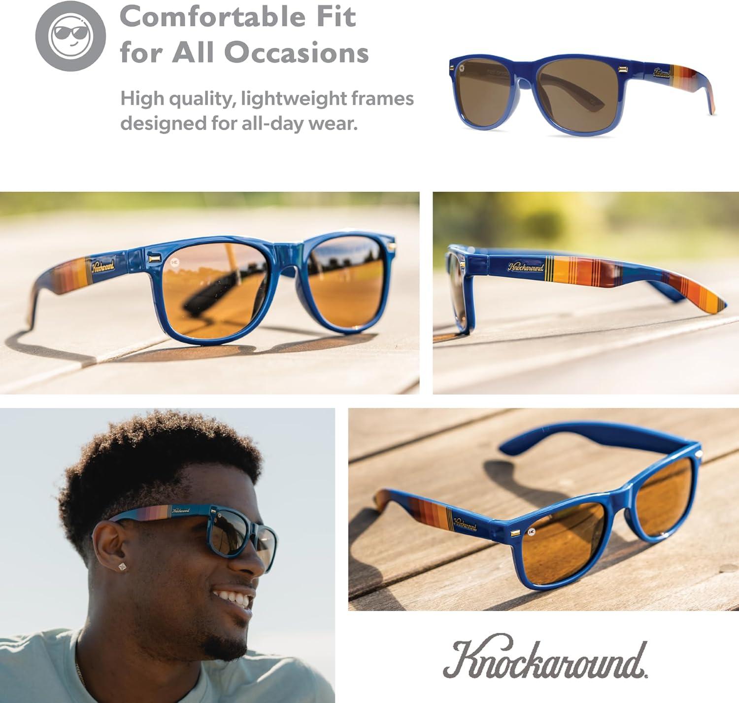 imageKnockaround Fort Knocks Polarized Sunglasses for Men ampamp Women Impact Resistant Lenses ampamp Full UV400 ProtectionDockside