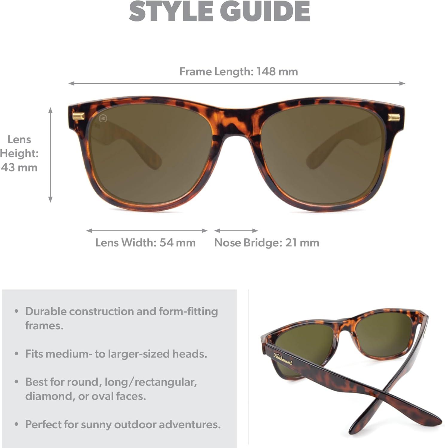 imageKnockaround Fort Knocks Polarized Sunglasses for Men ampamp Women Impact Resistant Lenses ampamp Full UV400 ProtectionGlossy Tortoise Shell Amber