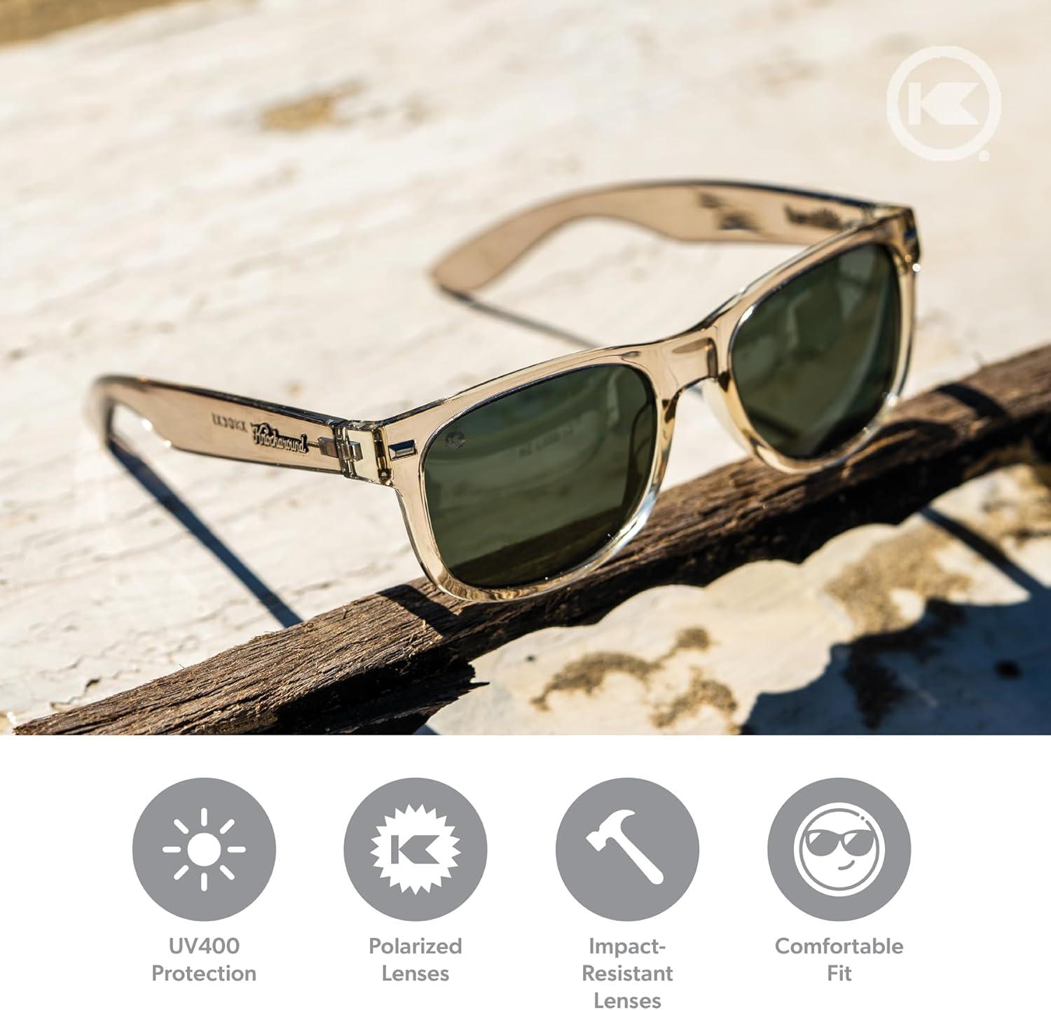 imageKnockaround Fort Knocks Polarized Sunglasses for Men ampamp Women  Impact Resistant Lenses ampamp Full UV400 ProtectionSandbar