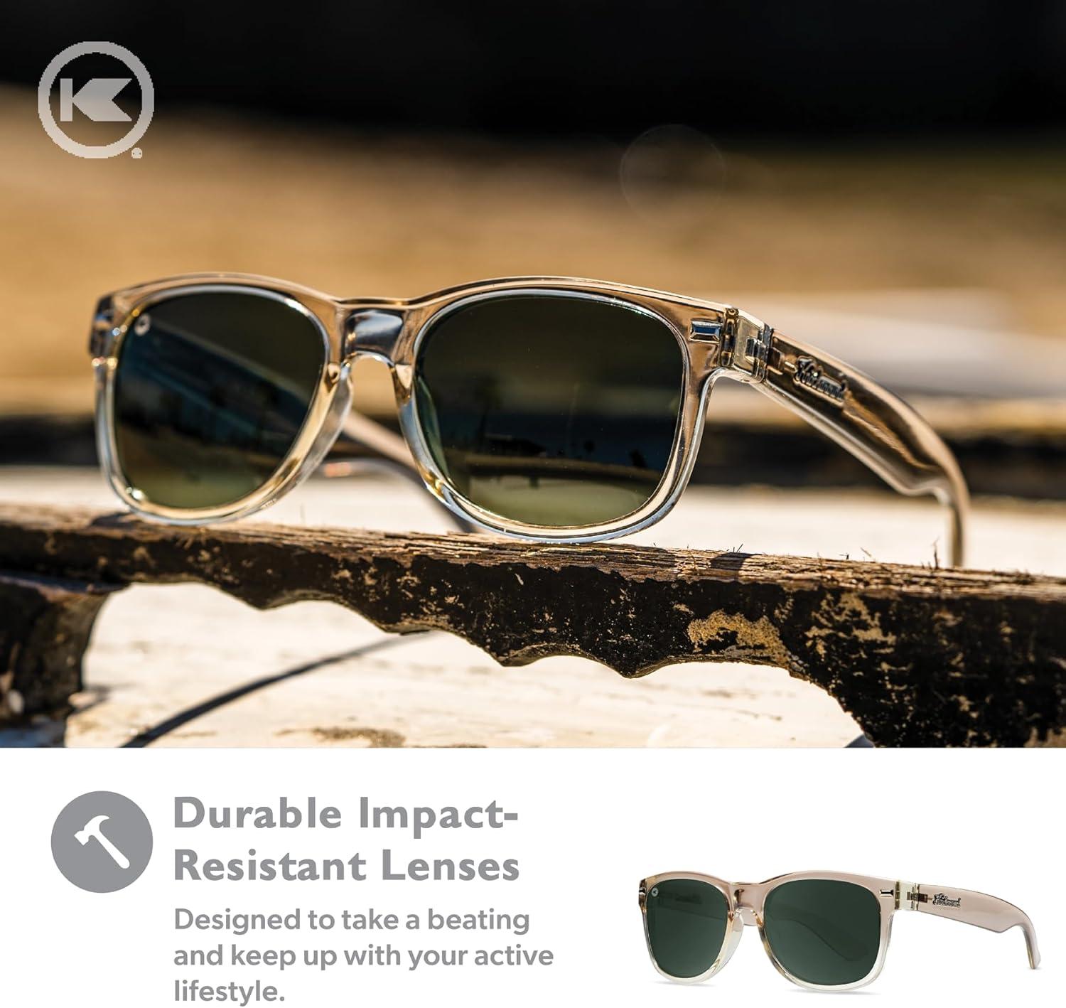 imageKnockaround Fort Knocks Polarized Sunglasses for Men ampamp Women  Impact Resistant Lenses ampamp Full UV400 ProtectionSandbar