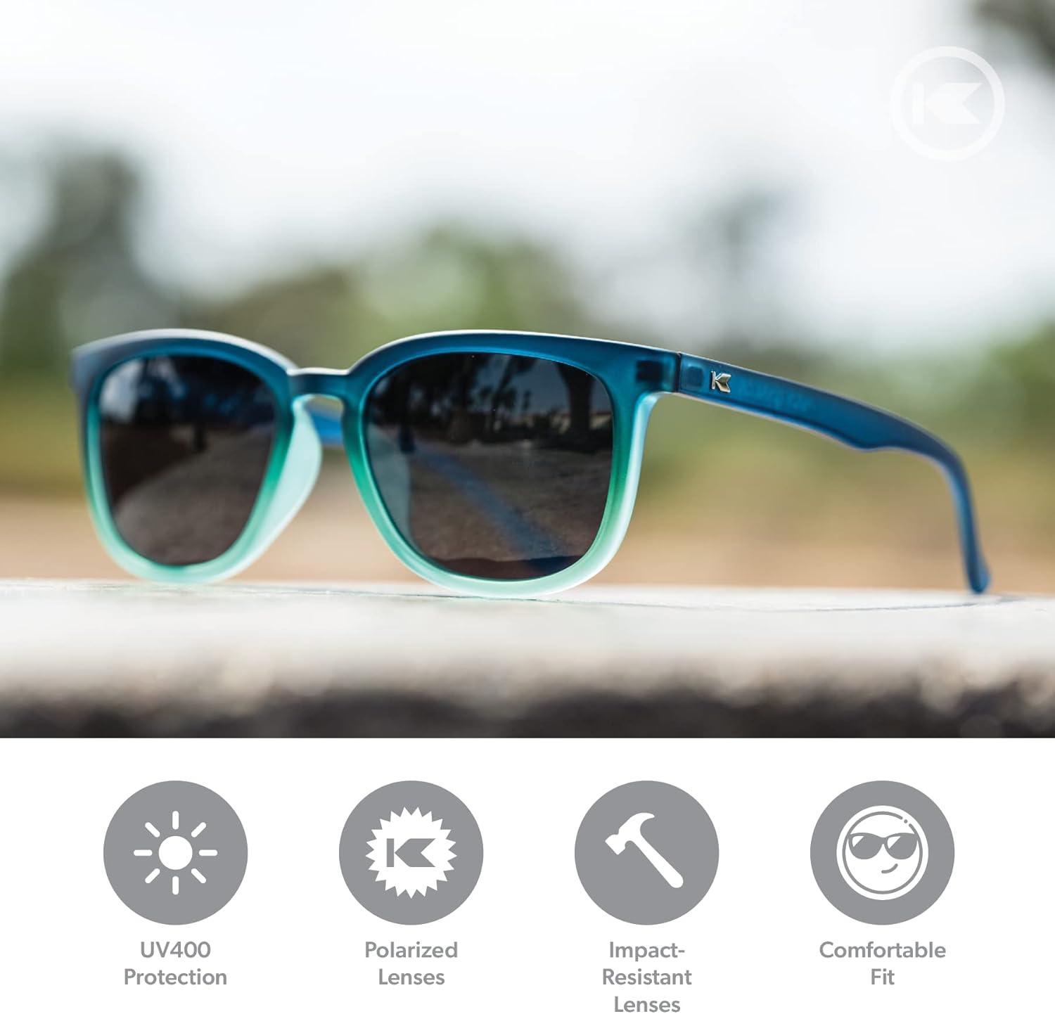 imageKnockaround Paso Robles Polarized Sunglasses for Women ampamp Men  Impact Resistant Lenses ampamp Full UV400 ProtectionRising Tide