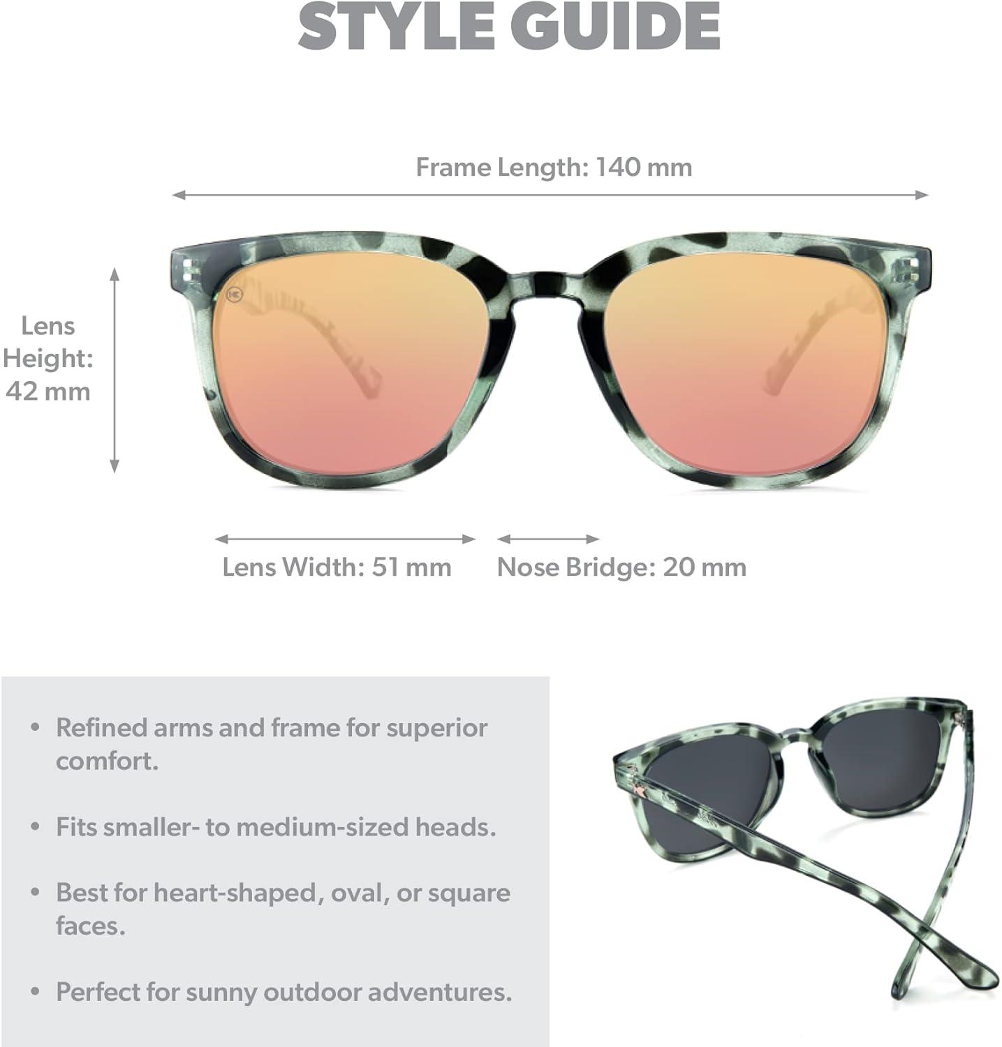 imageKnockaround Paso Robles Polarized Sunglasses for Women ampamp Men  Impact Resistant Lenses ampamp Full UV400 ProtectionSlate Tortoise Shell  Rose Gold