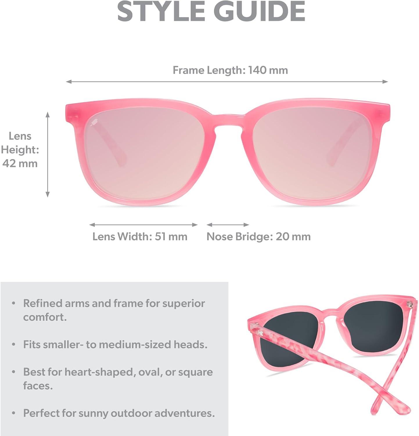 imageKnockaround Paso Robles Polarized Sunglasses for Women ampamp Men  Impact Resistant Lenses ampamp Full UV400 ProtectionStrawberry Cake Pop
