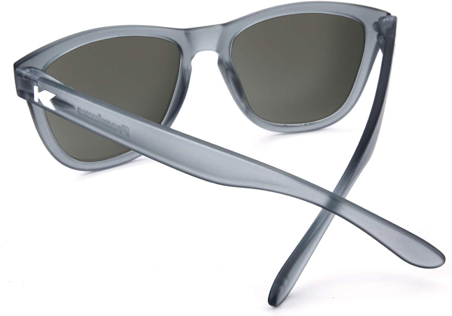 imageKnockaround Premiums Polarized Sunglasses With Translucent Grey FramesYellow Reflective Lenses