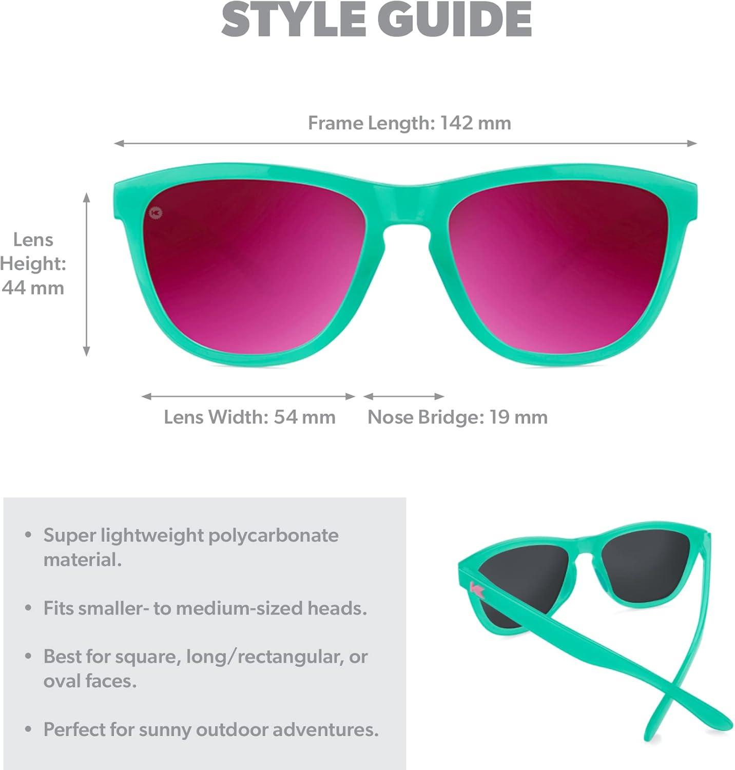 imageKnockaround Premiums and Sport Polarized Sunglasses for Men ampamp Women Impact Resistant Lenses ampamp Full UV400 ProtectionAquamarine Fuschia