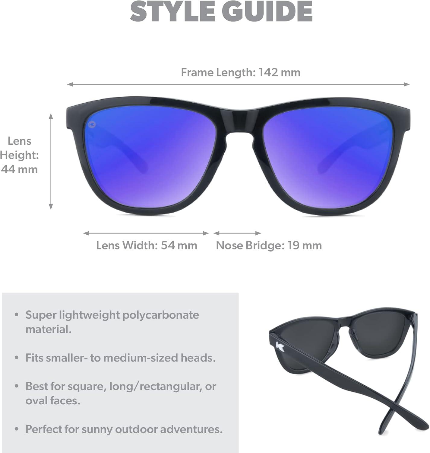imageKnockaround Premiums and Sport Polarized Sunglasses for Men ampamp Women  Impact Resistant Lenses ampamp Full UV400 ProtectionJelly Black  Moonshine