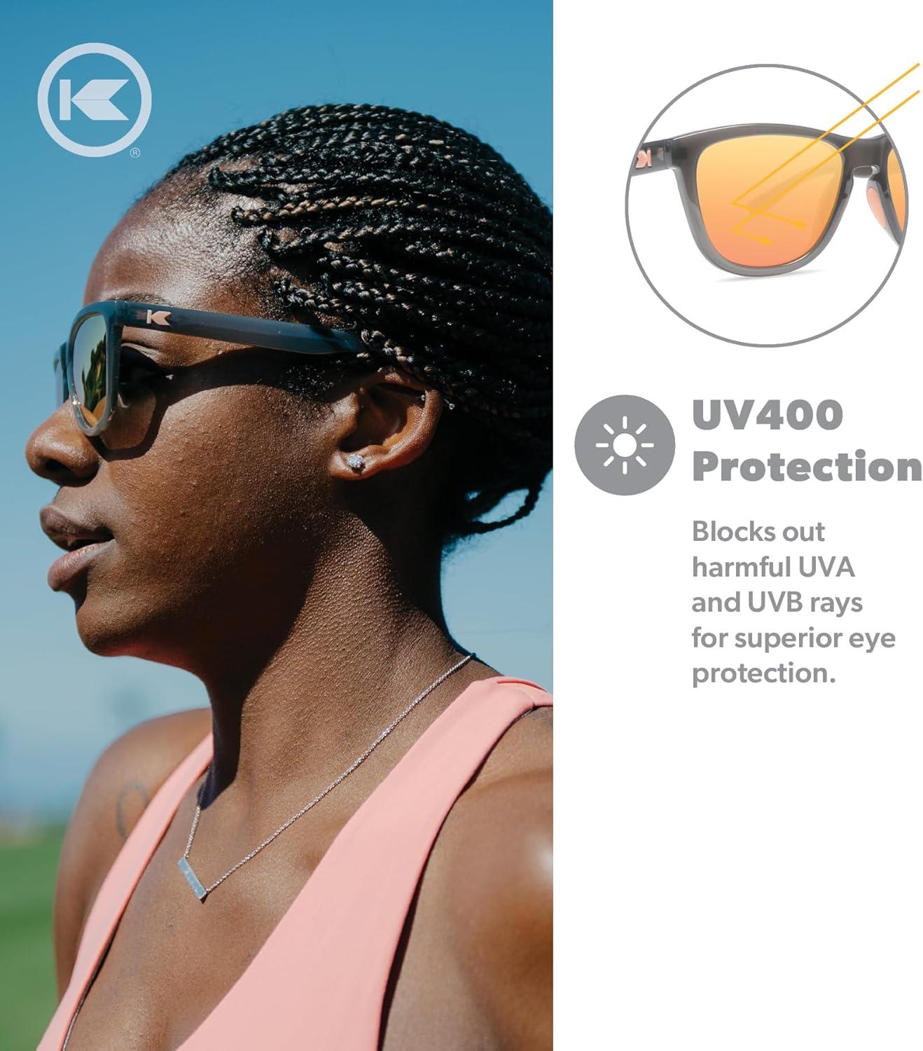 imageKnockaround Premiums and Sport Polarized Sunglasses for Men ampamp Women Impact Resistant Lenses ampamp Full UV400 ProtectionJelly Grey Peach