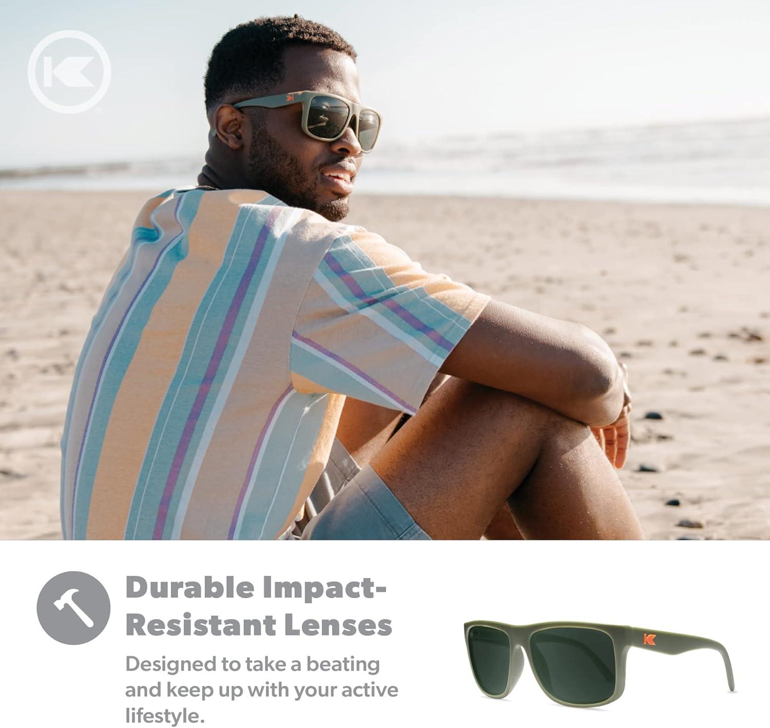 imageKnockaround Torrey Pines and Sport Polarized Sunglasses for Men ampamp Women  Impact Resistant Lenses ampamp Full UV400 ProtectionHawk Eye