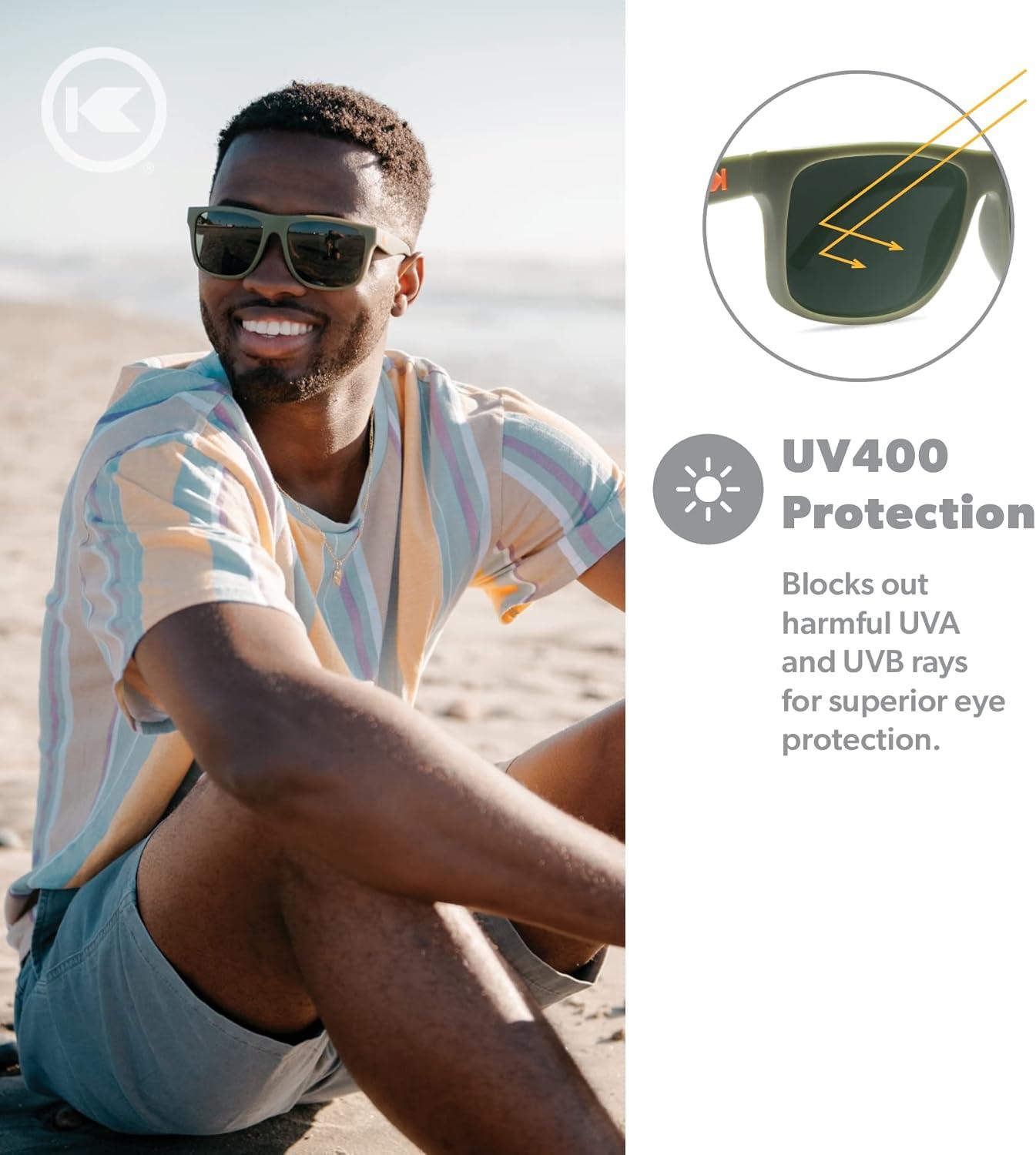 imageKnockaround Torrey Pines and Sport Polarized Sunglasses for Men ampamp Women  Impact Resistant Lenses ampamp Full UV400 ProtectionHawk Eye