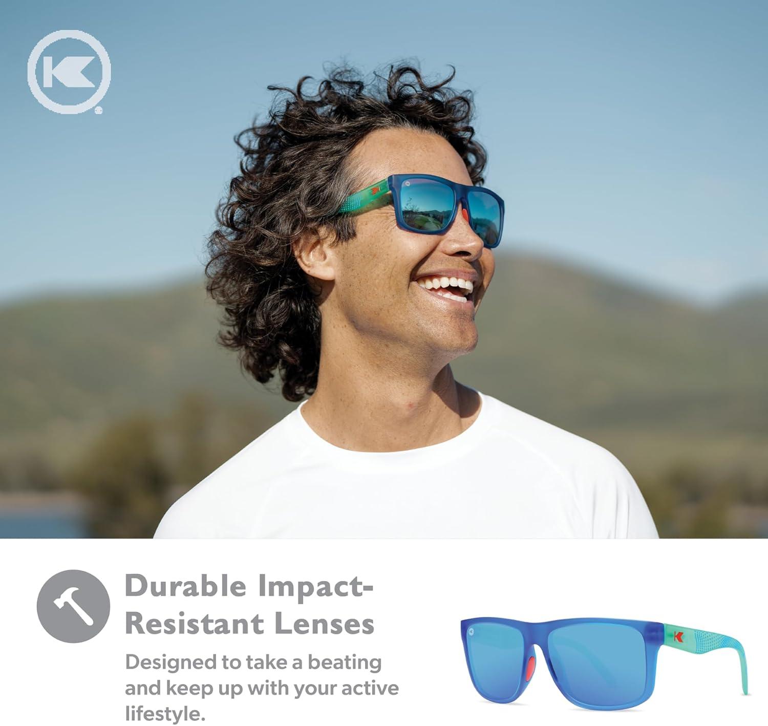 imageKnockaround Torrey Pines and Sport Polarized Sunglasses for Men ampamp Women Impact Resistant Lenses ampamp Full UV400 ProtectionHill Charge