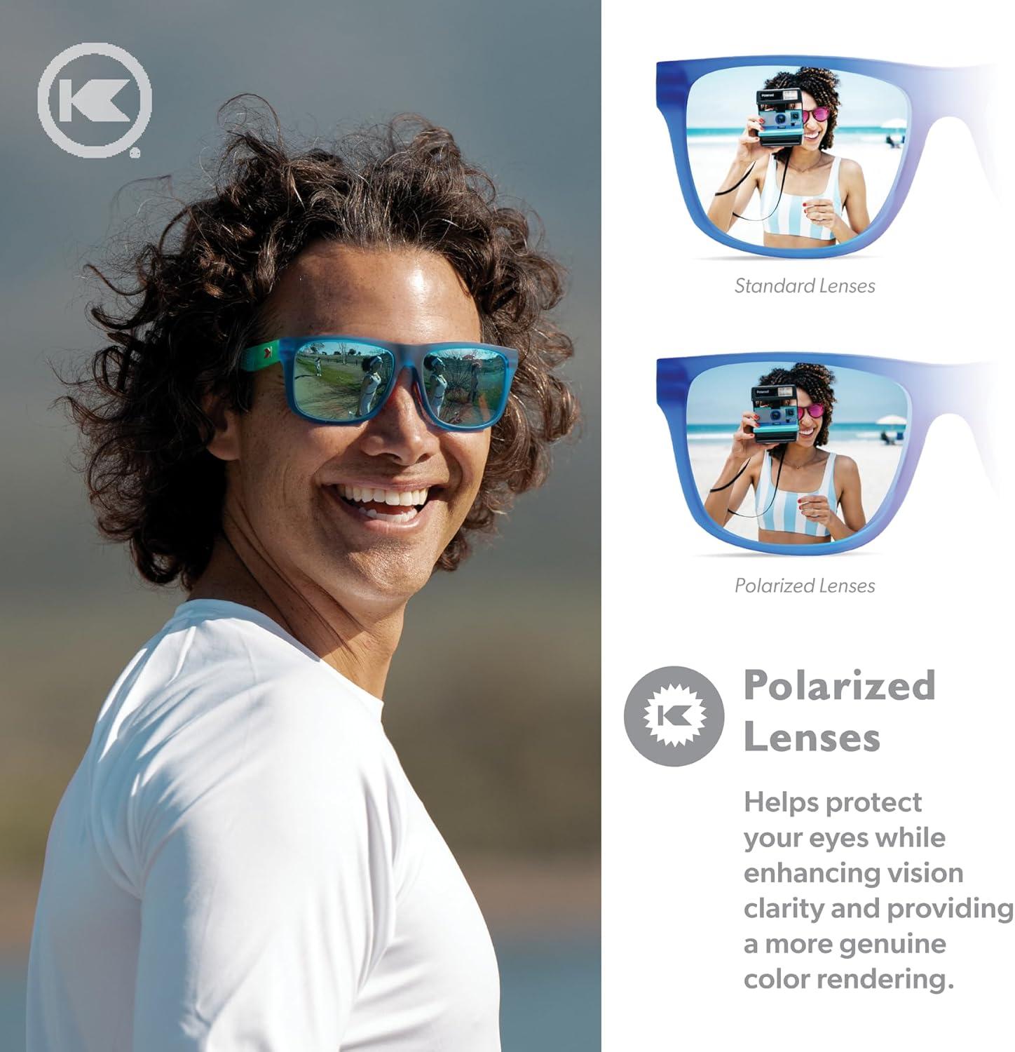 imageKnockaround Torrey Pines and Sport Polarized Sunglasses for Men ampamp Women Impact Resistant Lenses ampamp Full UV400 ProtectionHill Charge