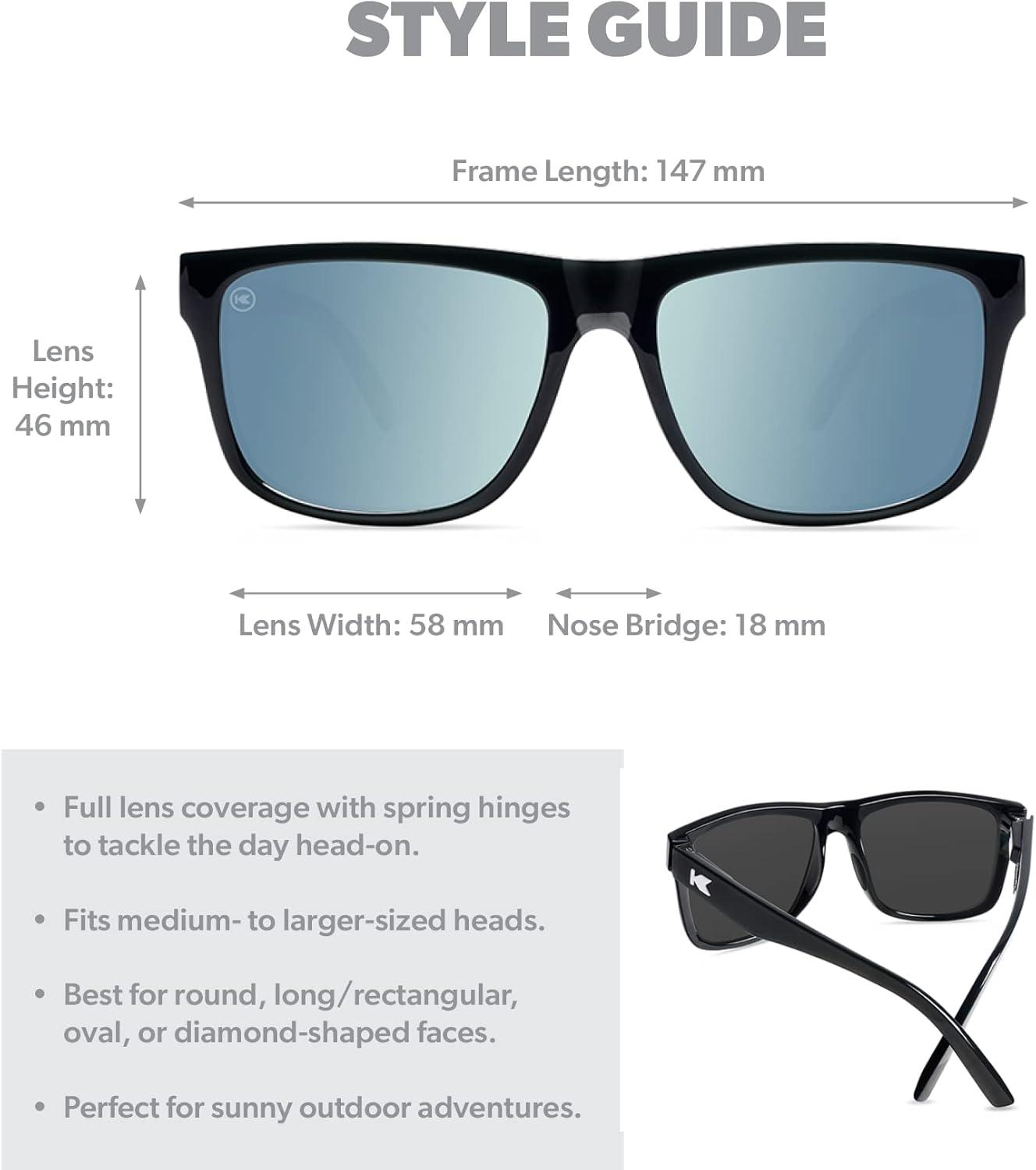 imageKnockaround Torrey Pines and Sport Polarized Sunglasses for Men ampamp Women Impact Resistant Lenses ampamp Full UV400 ProtectionJelly Black Sky Blue