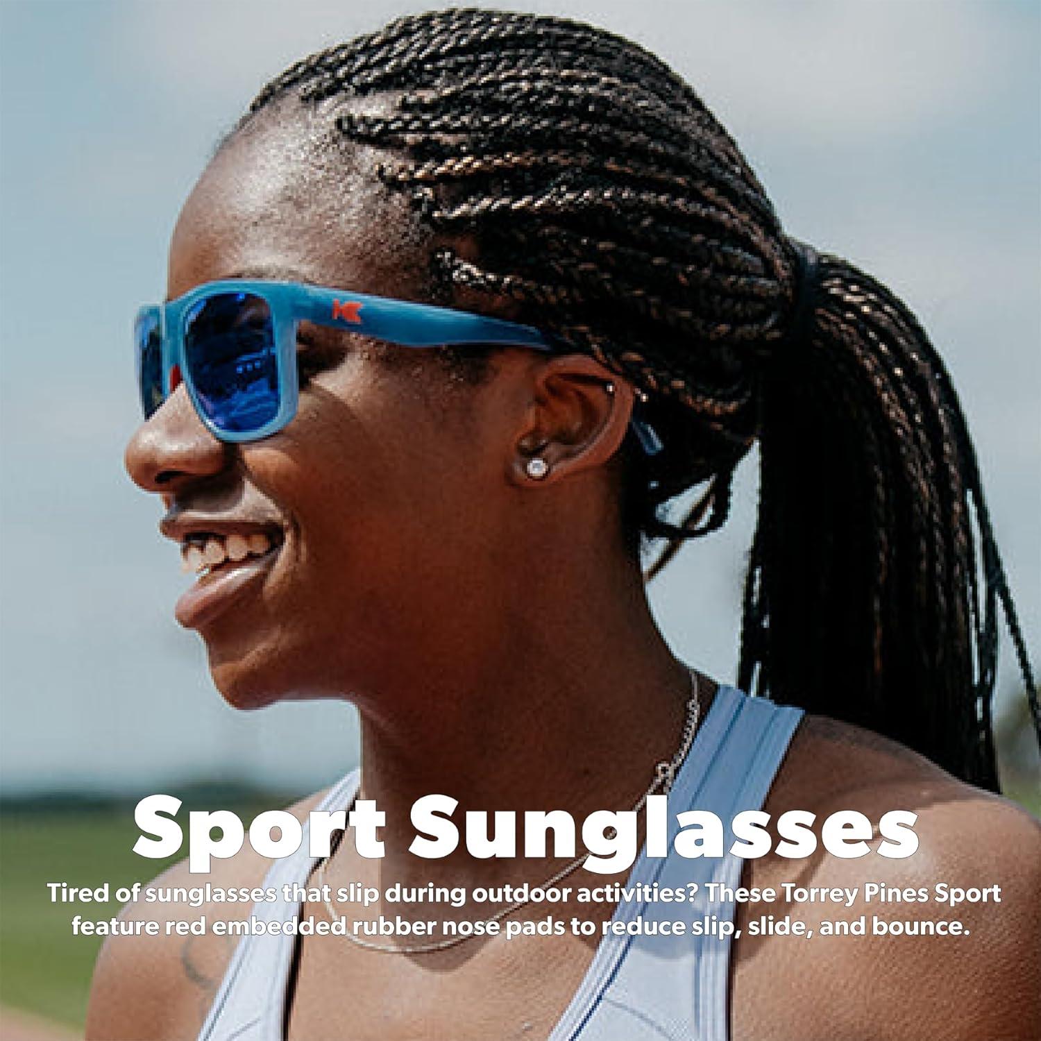 imageKnockaround Torrey Pines and Sport Polarized Sunglasses for Men ampamp Women  Impact Resistant Lenses ampamp Full UV400 ProtectionVictory Lap