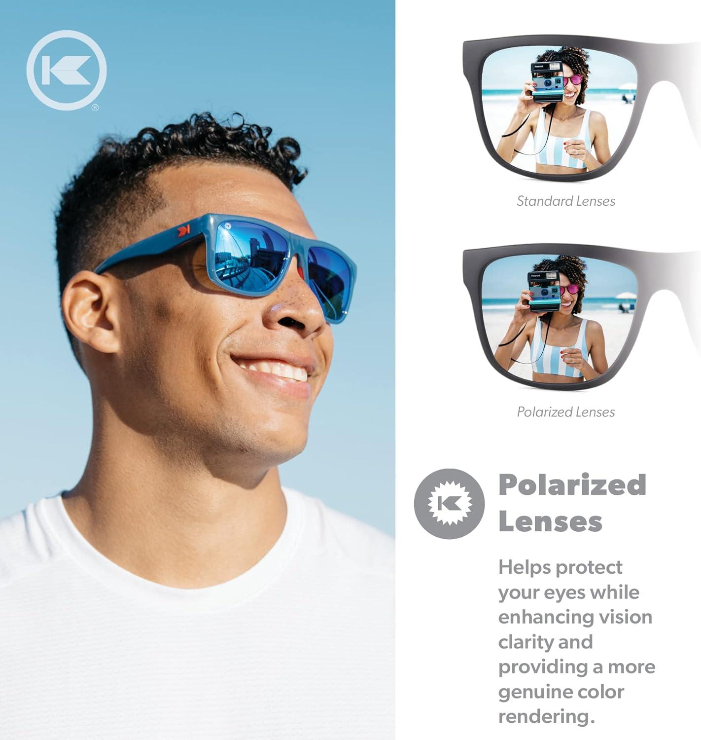 imageKnockaround Torrey Pines and Sport Polarized Sunglasses for Men ampamp Women  Impact Resistant Lenses ampamp Full UV400 ProtectionVictory Lap