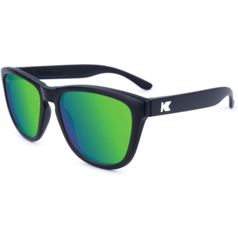 imageKnockaround Premiums and Sport Polarized Sunglasses for Men ampamp Women Impact Resistant Lenses ampamp Full UV400 ProtectionMatte Black Green Moonshine