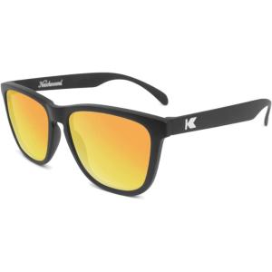 Knockaround Classics Polarized Sunglasses for Men & Women – Impact Resistant Lenses & Full UV400 Protection(Black / Sunset)
