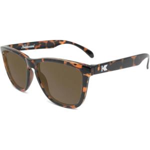 Knockaround Classics Polarized Sunglasses for Men & Women – Impact Resistant Lenses & Full UV400 Protection(Tortoise Shell / Amber)