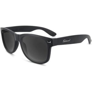 Knockaround Fort Knocks Polarized Sunglasses for Men & Women – Impact Resistant Lenses & Full UV400 Protection(Black on Black)