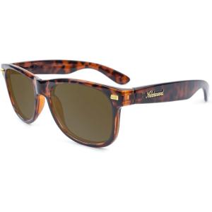 Knockaround Fort Knocks Polarized Sunglasses for Men & Women – Impact Resistant Lenses & Full UV400 Protection(Glossy Tortoise Shell / Amber)