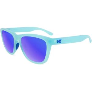 Knockaround Premiums and Sport Polarized Sunglasses for Men & Women – Impact Resistant Lenses & Full UV400 Protection(Icy Blue / Moonshine)