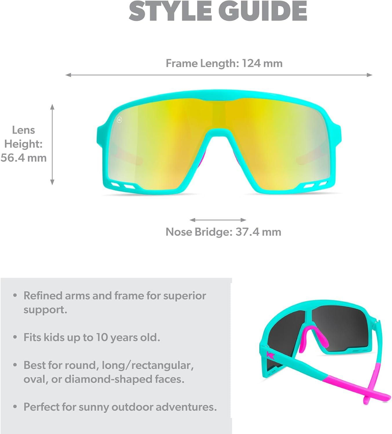 imageKnockaround Campeones Wraparound Sunglasses for Kids Performance Lenses with Full UV400 ProtectionHouse Party