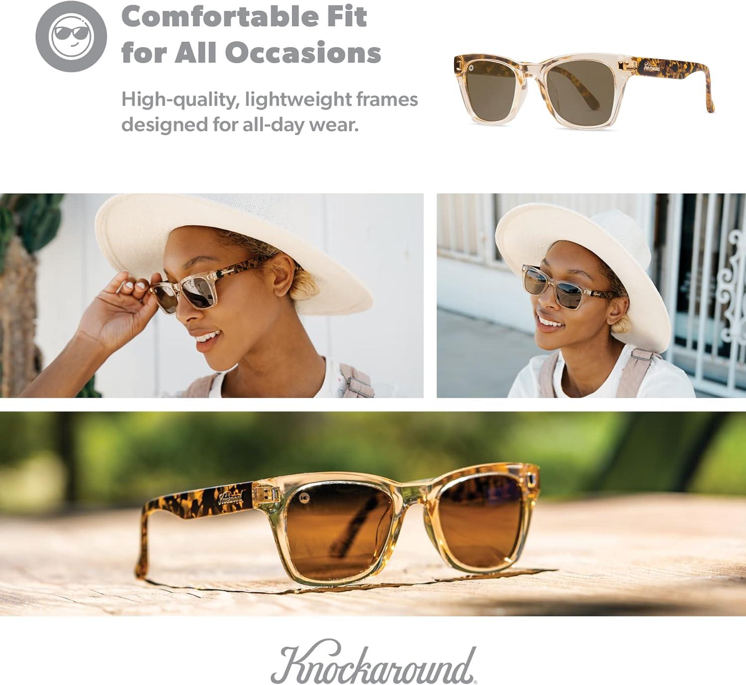 imageKnockaround Seventy Nines Polarized Sunglasses For Men ampamp Women Full UV400 ProtectionOn The Rocks