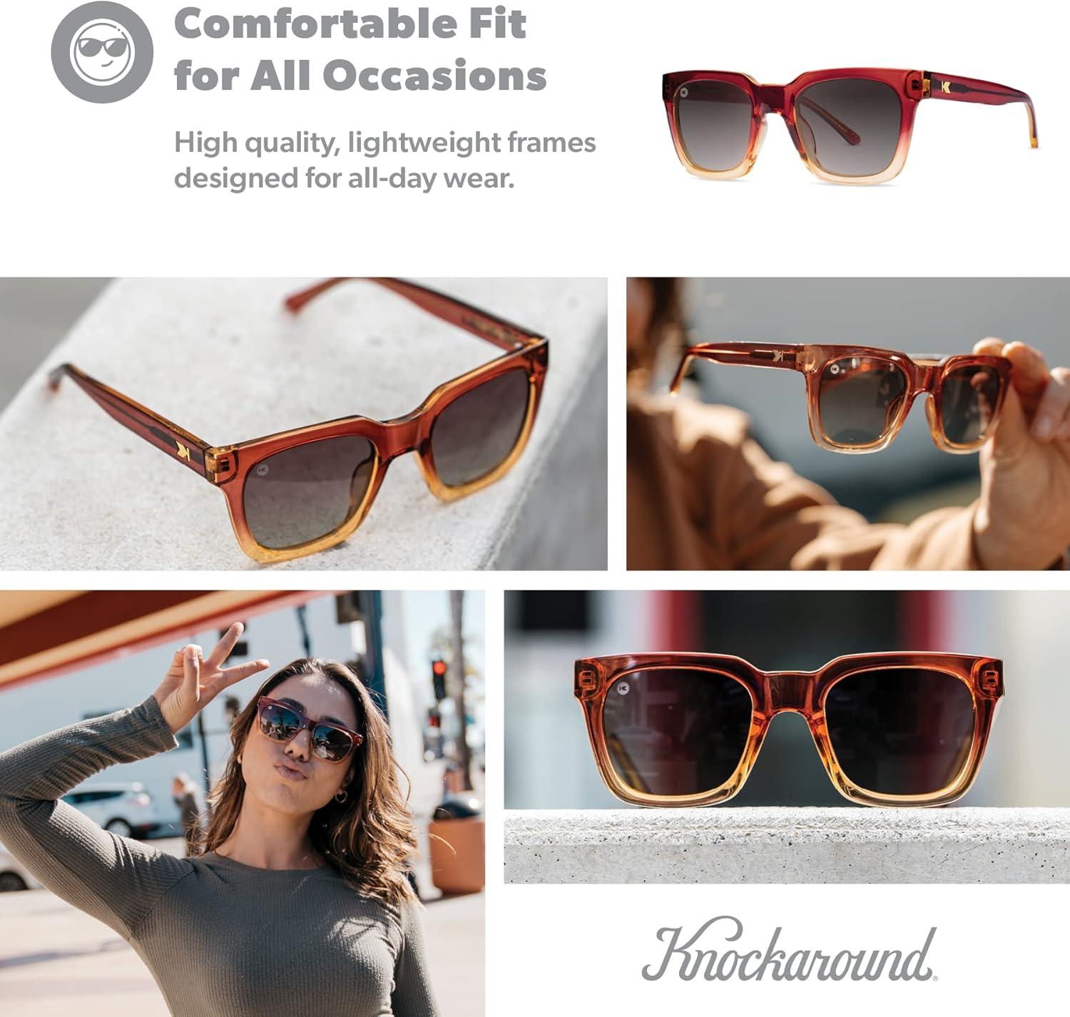 imageKnockaround Songbirds Polarized Sunglasses for Women ampamp Men Impact Resistant Lenses ampamp Full UV400 ProtectionMy Oh My