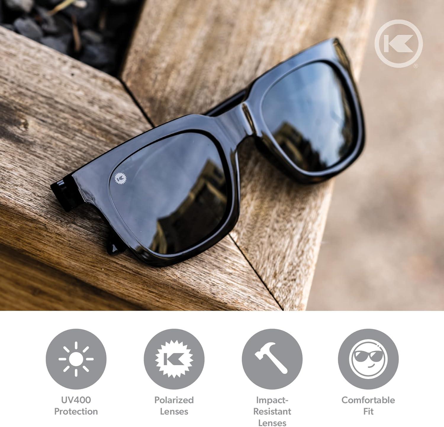 imageKnockaround Songbirds Polarized Sunglasses for Women ampamp Men Impact Resistant Lenses ampamp Full UV400 ProtectionPiano Black