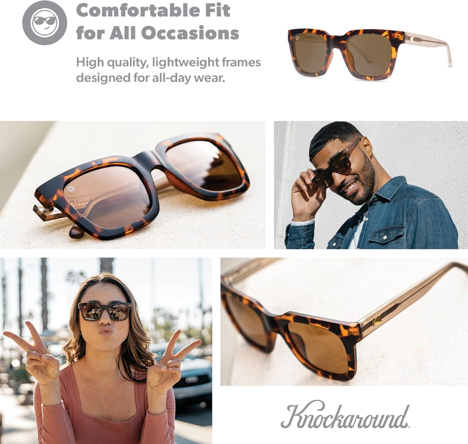 imageKnockaround Songbirds Polarized Sunglasses for Women ampamp Men Impact Resistant Lenses ampamp Full UV400 ProtectionSonoma Dawn