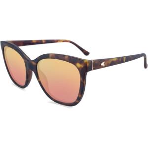 Knockaround Deja Views Polarized Sunglasses for Women – Impact Resistant Lenses & Full UV400 Protection(Matte Tortoise Shell / Rose Gold)