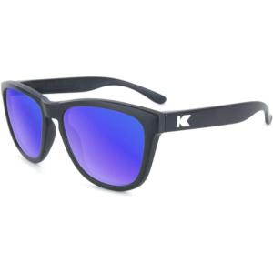 Knockaround Kids Premiums Sunglasses – Polarized Sunglasses for Kids with Full UV400 Protection(Black / Moonshine)