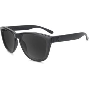 Knockaround Kids Premiums Sunglasses – Polarized Sunglasses for Kids with Full UV400 Protection(Black on Black Kids)