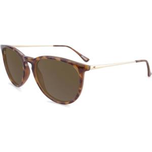 Knockaround Mary Janes Polarized Sunglasses for Men & Women – Impact Resistant Lenses & Full UV400 Protection(Glossy Blonde Tortoise Shell / Amber)