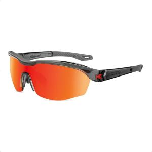 Knockaround Kinetics Wraparound Sport Sunglasses for Men & Women – Water and Oil-resistant coating, Full UV400 Protection – for Running, Golf, Baseball and Cycling, Lava