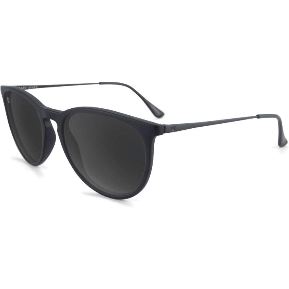 image:imageKnockaround Mary Janes Polarized Sunglasses for Women amp Men  Round Sunglasses  UV400 ProtectionMatte Black on Black  Smoke