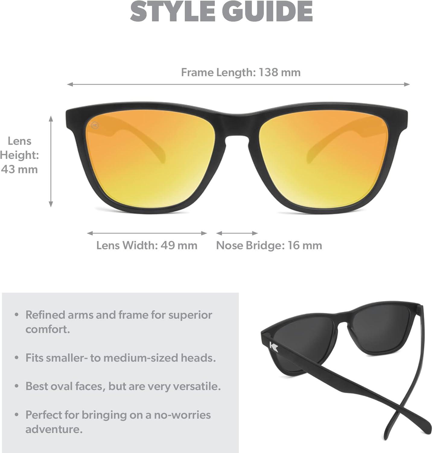 image:imageKnockaround Classics Polarized Sunglasses for Men amp Women UV400 ProtectionBlack Sunset