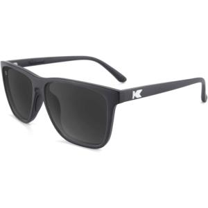 Knockaround Fast Lanes and Fast Lanes Sport Polarized Lightweight Sunglasses for Men & Women – UV400 Protection – Running(Black / Smoke)
