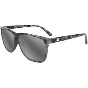 Knockaround Fast Lanes and Fast Lanes Sport Polarized Lightweight Sunglasses for Men & Women – UV400 Protection – Running(Granite Tortoise Shell / Silver Smoke)
