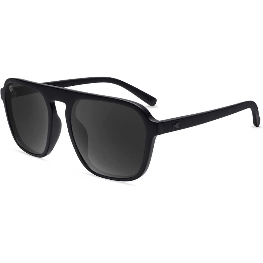 image:imageKnockaround Pacific Palisades Polarized Sunglasses for Men amp Women  Retro Sunglasses  UV400 ProtectionBlack on Black  Smoke