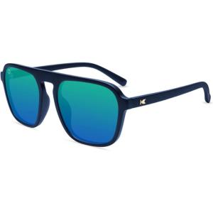 Knockaround Pacific Palisades Polarized Sunglasses for Men & Women – Retro Sunglasses – UV400 Protection(Rubberized Navy Rider)